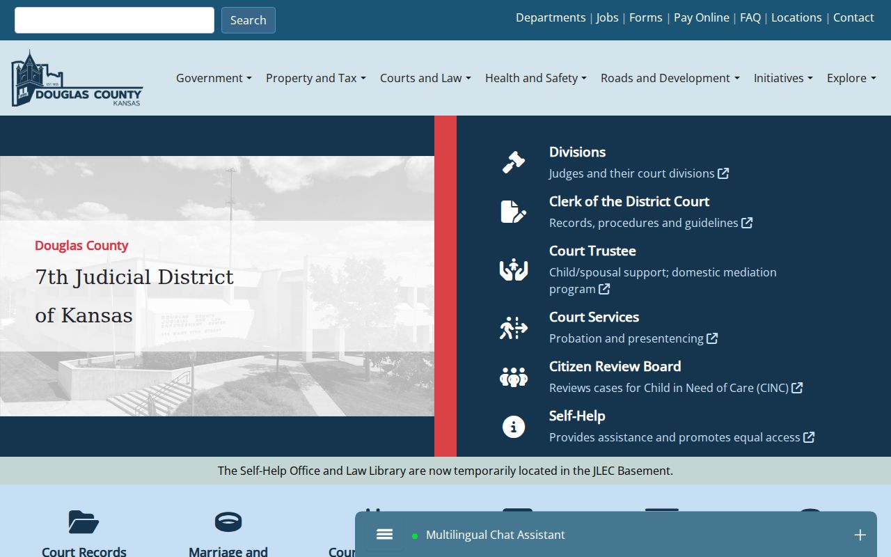 Douglas County court docket Seventh Judicial District overview
