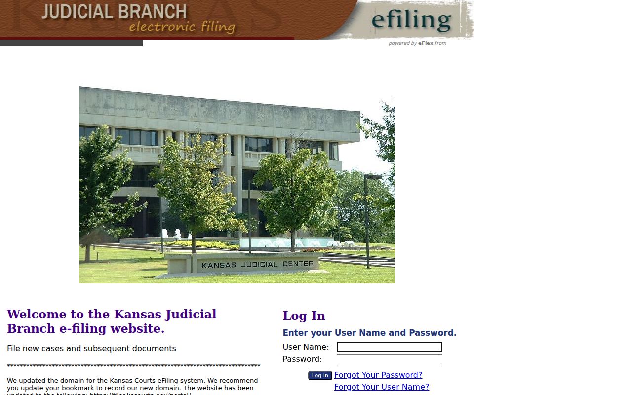 Douglas County case lookup Kansas eFiling portal distinction