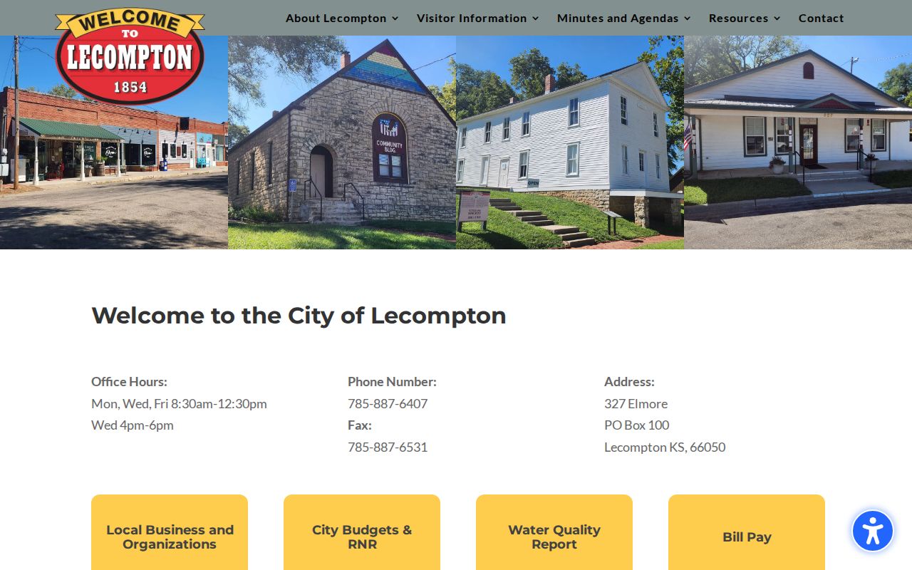 Lecompton court docket official city website
